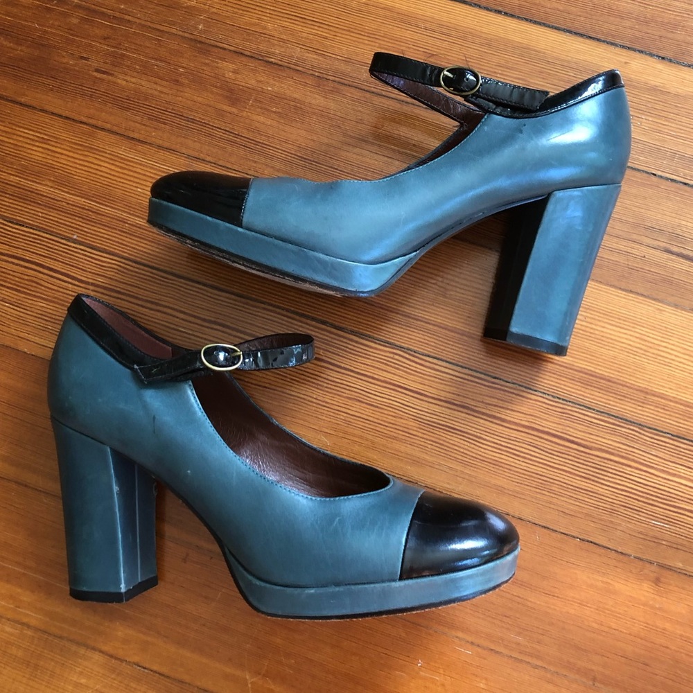 marc by marc jacobs captoe maryjane platform heels